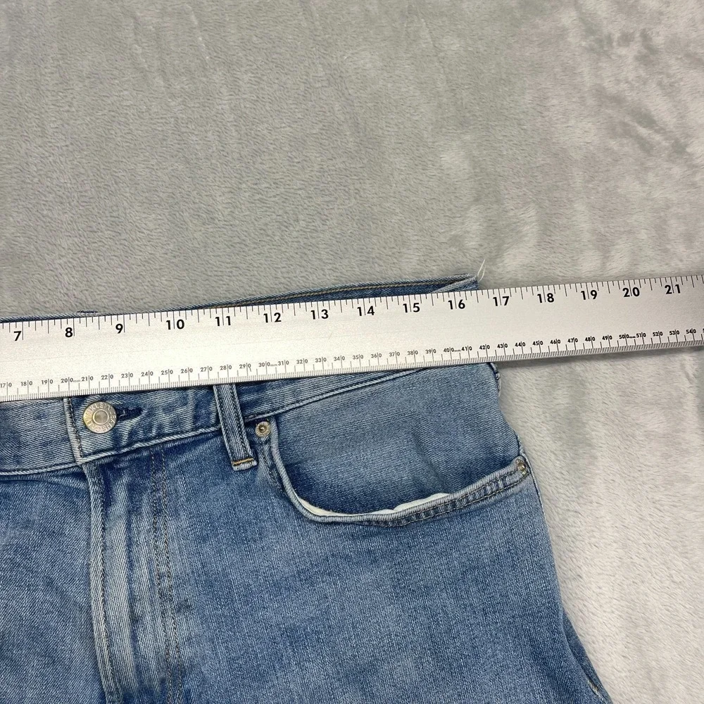 Calvin Klein Jeans Mens‎ 32x30 Blue Denim Light Wash Grunge Straight Leg CKJ 035